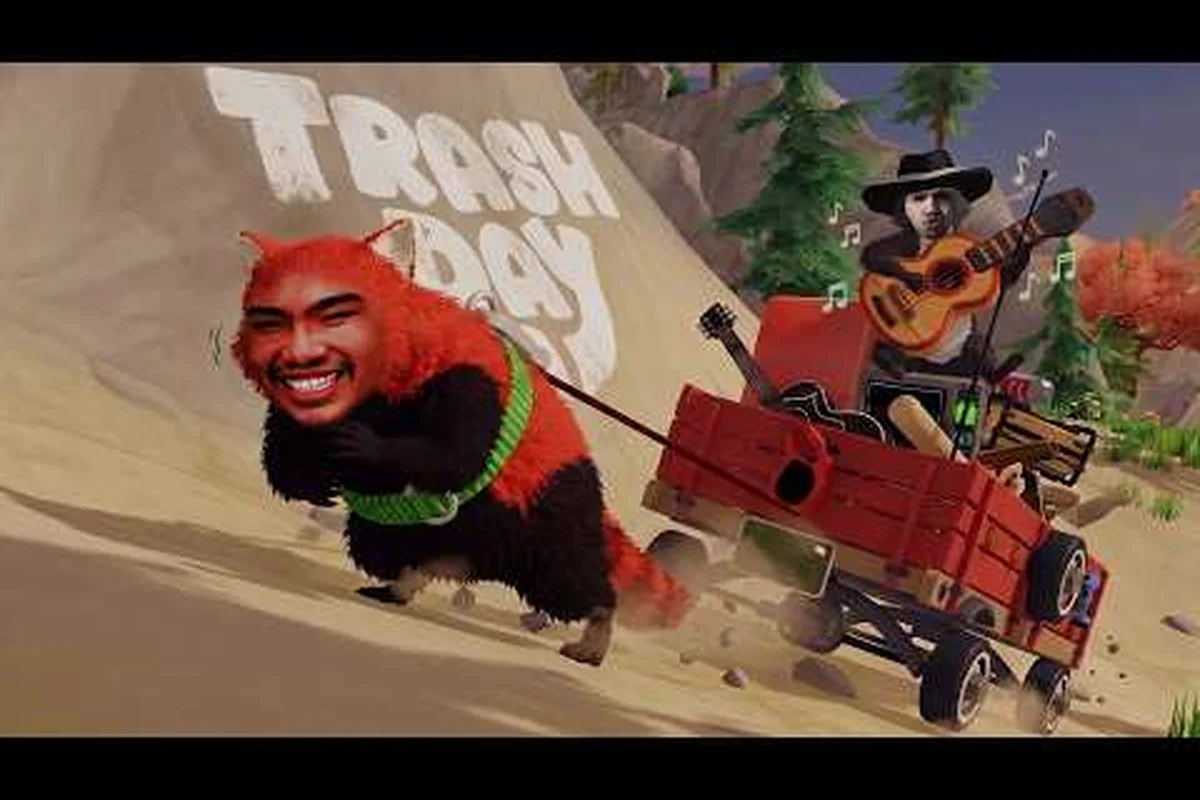 Trash Day Last Level: Reaching Raccoon Paradise From the River